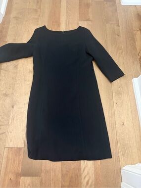Jessica Black Three-Quarter Sleeve Sheath Dress